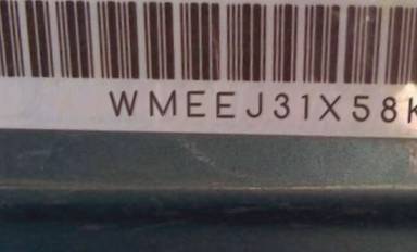 VIN prefix WMEEJ31X58K1