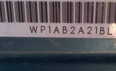 VIN prefix WP1AB2A21BLA