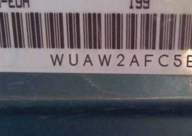 VIN prefix WUAW2AFC5EN9