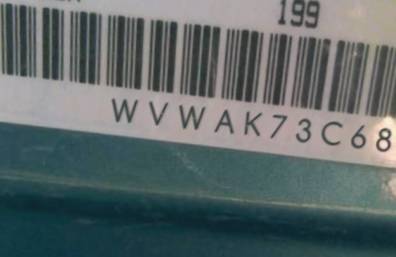 VIN prefix WVWAK73C68P0