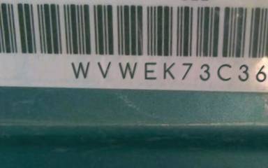 VIN prefix WVWEK73C36P1