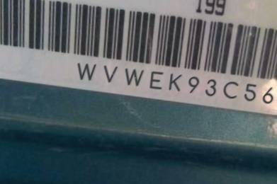 VIN prefix WVWEK93C56P0