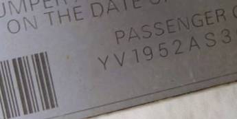 VIN prefix YV1952AS3C11