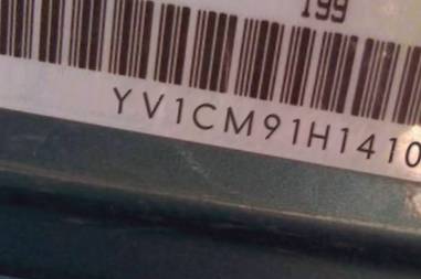 VIN prefix YV1CM91H1410