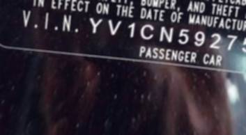 VIN prefix YV1CN5927511
