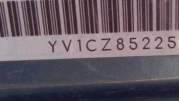 VIN prefix YV1CZ8522512