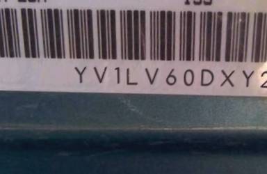 VIN prefix YV1LV60DXY26