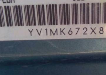 VIN prefix YV1MK672X820