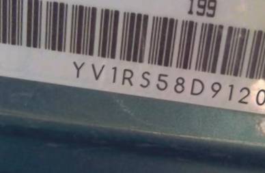 VIN prefix YV1RS58D9120