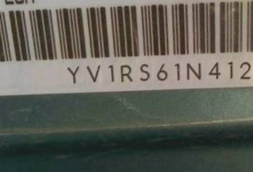 VIN prefix YV1RS61N4120