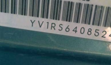 VIN prefix YV1RS6408524
