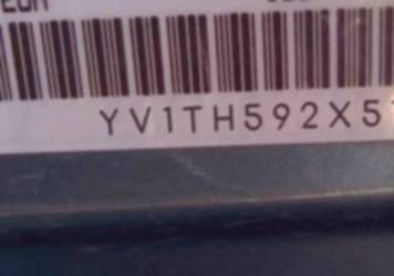 VIN prefix YV1TH592X514