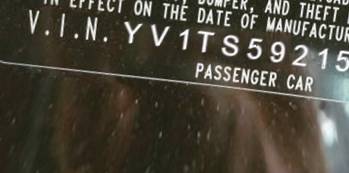 VIN prefix YV1TS5921513