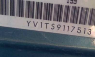 VIN prefix YV1TS9117513
