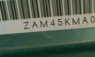VIN prefix ZAM45KMA0B00