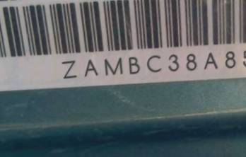 VIN prefix ZAMBC38A8500