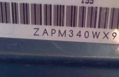 VIN prefix ZAPM340WX953