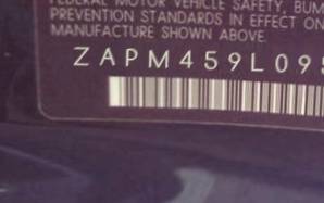 VIN prefix ZAPM459L0956