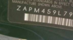 VIN prefix ZAPM459L7950