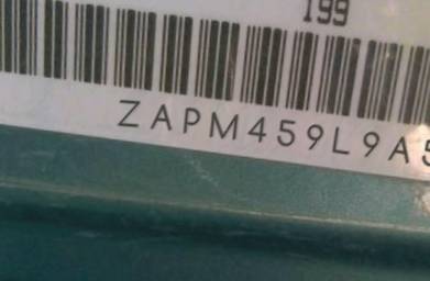 VIN prefix ZAPM459L9A57