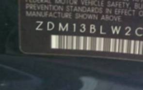 VIN prefix ZDM13BLW2CB0