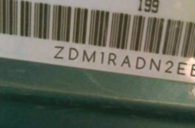 VIN prefix ZDM1RADN2EB0