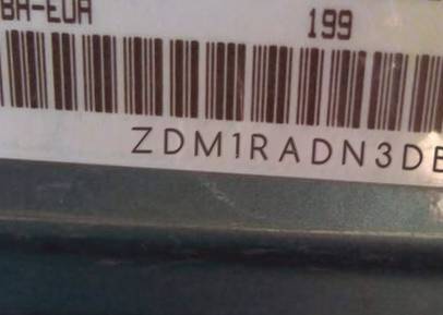 VIN prefix ZDM1RADN3DB0