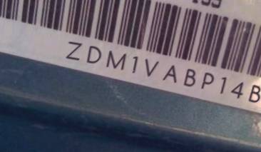 VIN prefix ZDM1VABP14B0
