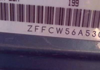 VIN prefix ZFFCW56A5301