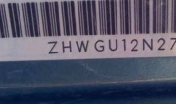 VIN prefix ZHWGU12N27LA