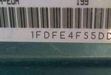 VIN prefix 1FDFE4FS5DDB