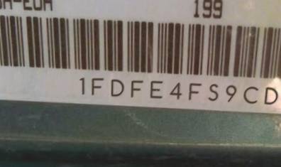 VIN prefix 1FDFE4FS9CDA