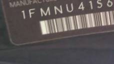 VIN prefix 1FMNU41S65ED