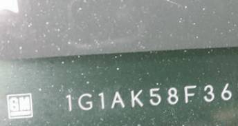VIN prefix 1G1AK58F3677