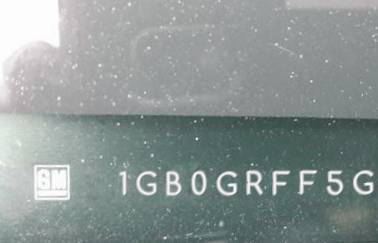 VIN prefix 1GB0GRFF5G12