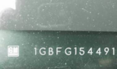 VIN prefix 1GBFG1544911