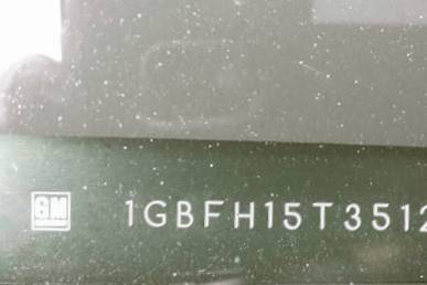 VIN prefix 1GBFH15T3512