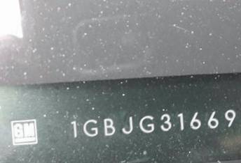 VIN prefix 1GBJG3166911