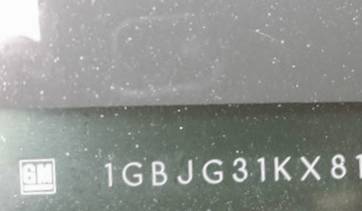 VIN prefix 1GBJG31KX811