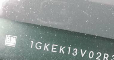 VIN prefix 1GKEK13V02R3