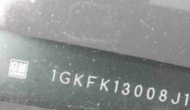 VIN prefix 1GKFK13008J1