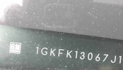 VIN prefix 1GKFK13067J1