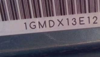 VIN prefix 1GMDX13E12D1