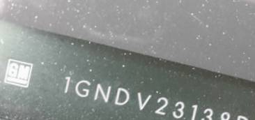 VIN prefix 1GNDV23138D1