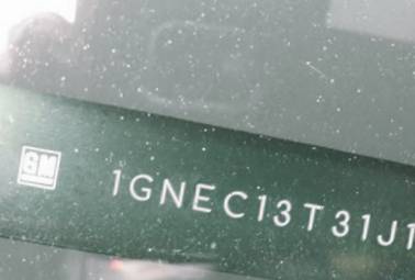 VIN prefix 1GNEC13T31J1