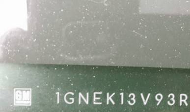 VIN prefix 1GNEK13V93R2