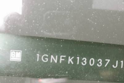 VIN prefix 1GNFK13037J1
