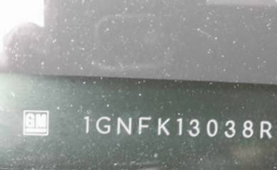 VIN prefix 1GNFK13038R1