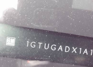 VIN prefix 1GTUGADX1A11
