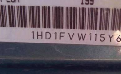 VIN prefix 1HD1FVW115Y6